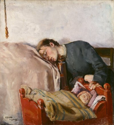 Mutter und Kind von Christian Krohg